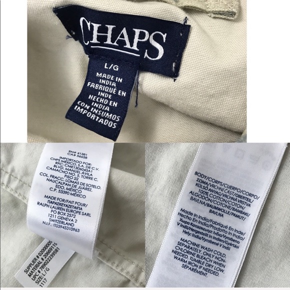 Chaps Vintage Floral Utility Jacket Sz L - Picture 8 of 8